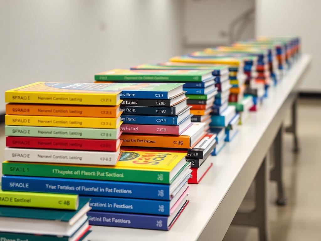 Grade-wide textbook sets for multiple sections