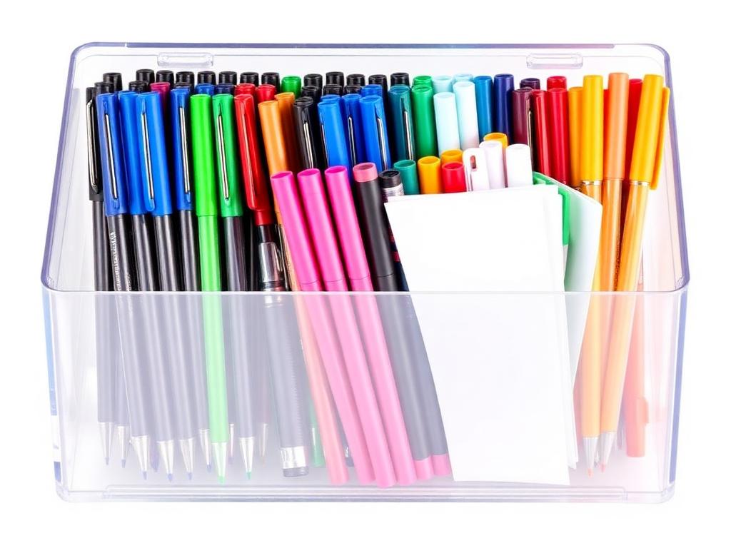 Starter bulk pack of pens and writing supplies