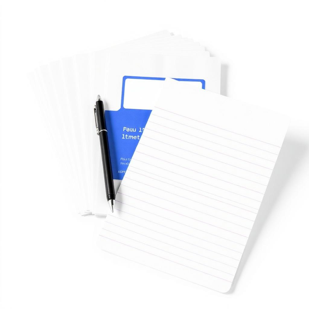 Four-Line Notebook (Pack of 6)